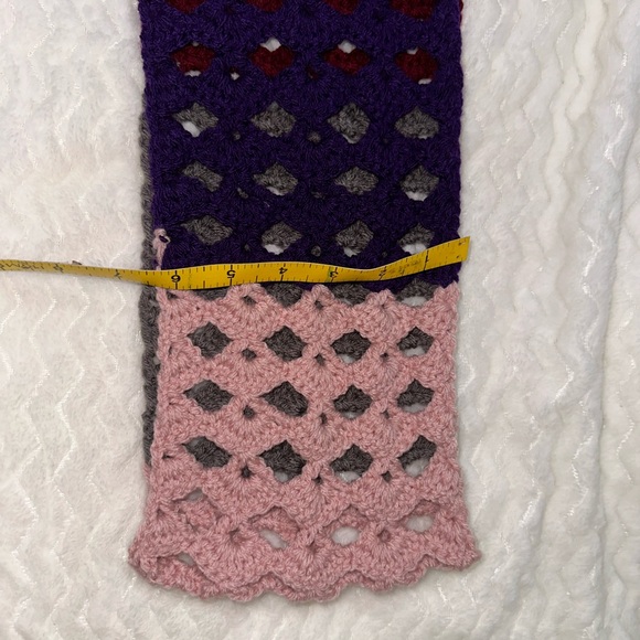 Multicolor Crochet Scarf - Picture 3 of 5